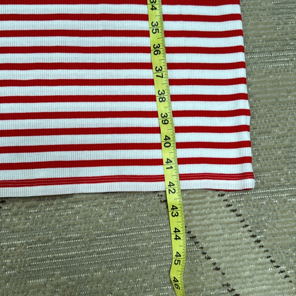 NWT Talbots RIB MIDI DRESS - PARK STRIPE - SP - Picture 4 of 7